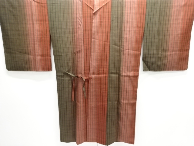 JAPANESE KIMONO / UNUSED STRIPED PATTERN DOCHUGI